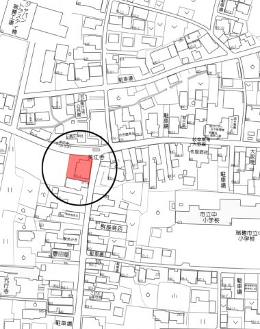 土地　美江寺の地図