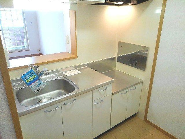 アンソレイエⅢのキッチン