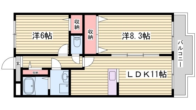 エートルウールの間取り