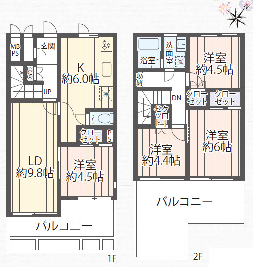 ドルミ藤沢C棟の間取り
