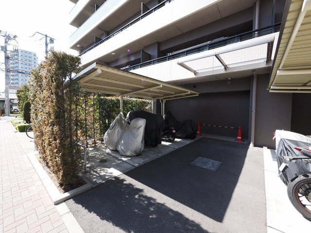 THEパームス相模原パークブライティアの駐輪場