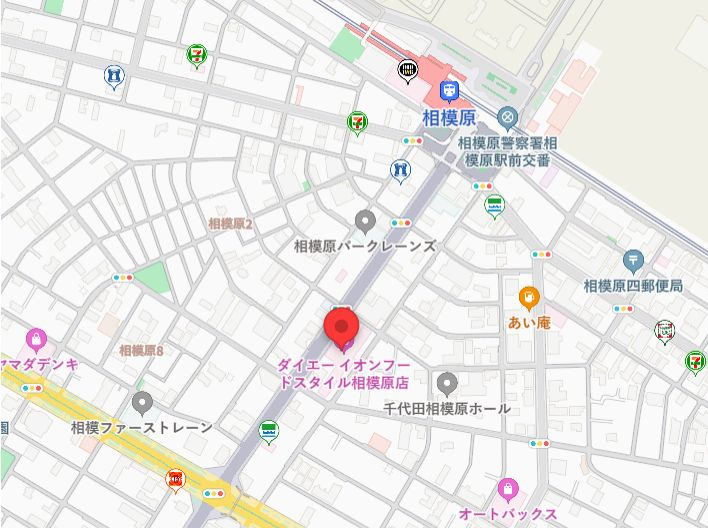 THEパームス相模原パークブライティアの地図