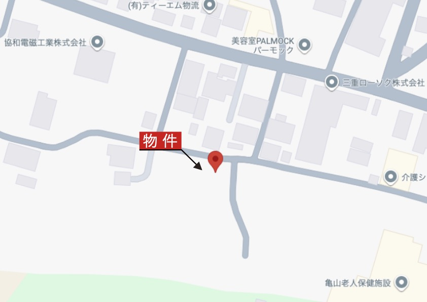 亀山市羽若町《5号棟》の地図|詳細Map