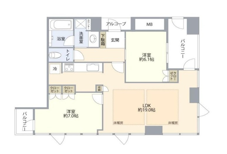 サンマークスだいにちルナタワーレジデンスD棟の間取り|間取り図はいかがですか？ご希望を叶える間取りですか？リビングの広さは？水回りの位置は？カウンターキッチン？など色々な情報が集約されています。弊社ではリフォームなどのご相談も承っております。