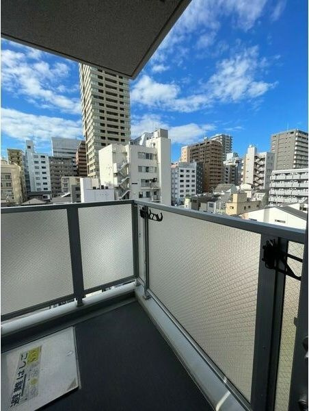 プレサンス上町台リベルテのバルコニー