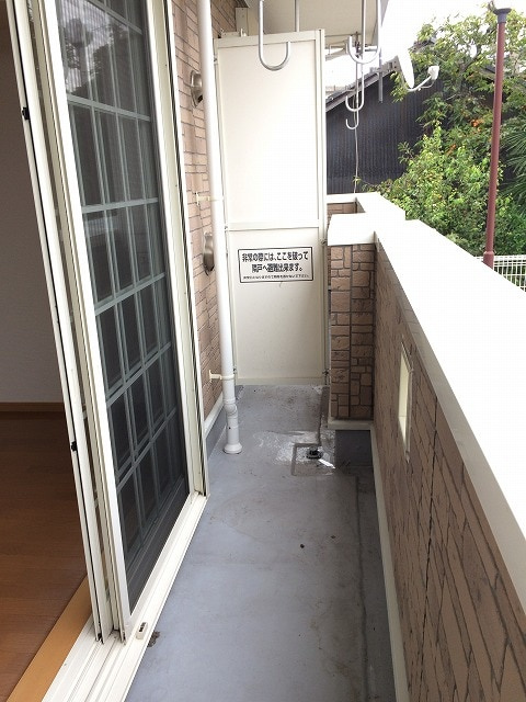 グランデカメリア山の手Ⅶのバルコニー