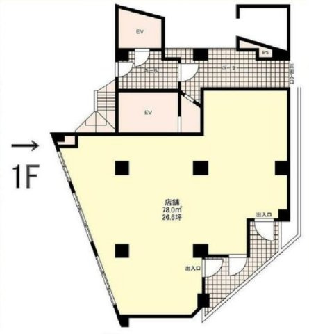 埼玉県蕨市北町1丁目　一棟収益マンション「満室稼働中」「ロードサイド」の間取り