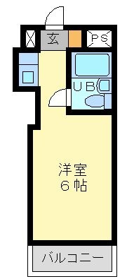 世田谷区宮坂２丁目の賃貸マンションの間取り
