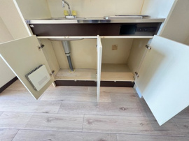 ちょっとした収納スペースも充実しています