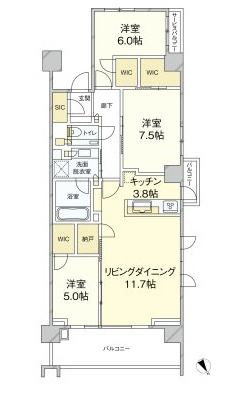 ガーデンヒルズ四ツ谷迎賓の森の間取り