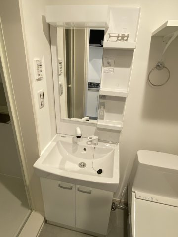 コンパクトで使いやすい洗面所
