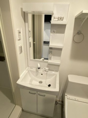 コンパクトで使いやすい洗面所