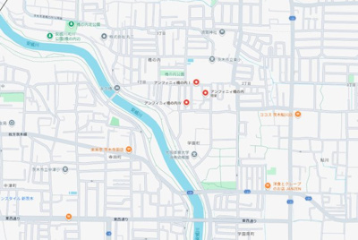 【地図】 | アンフィニィ橋の内Ⅱ