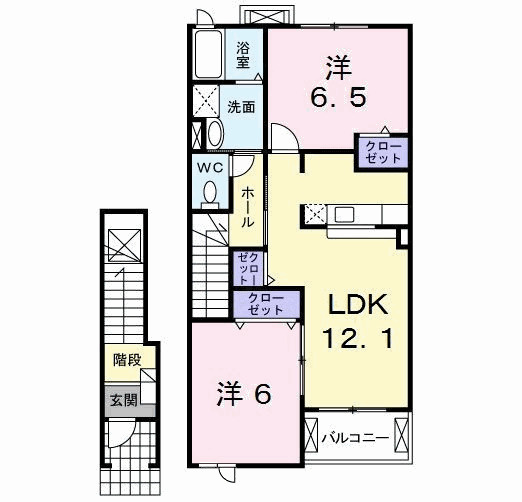 【間取り】 | グランディールⅡ番館