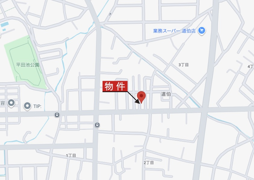 鈴鹿市道伯3丁目の地図|広域Map