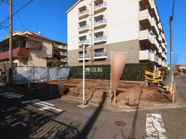 【新築分譲住宅】ふじみ野市新田2　第1期の前面道路含む現地写真