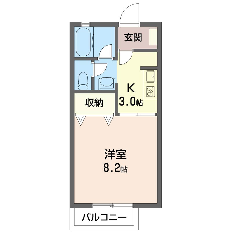 Ｍ’ｓガーデンの間取り