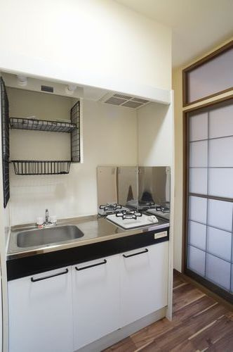 Ｍ’ｓガーデンのキッチン|コンパクトなキッチンで掃除もラクラク