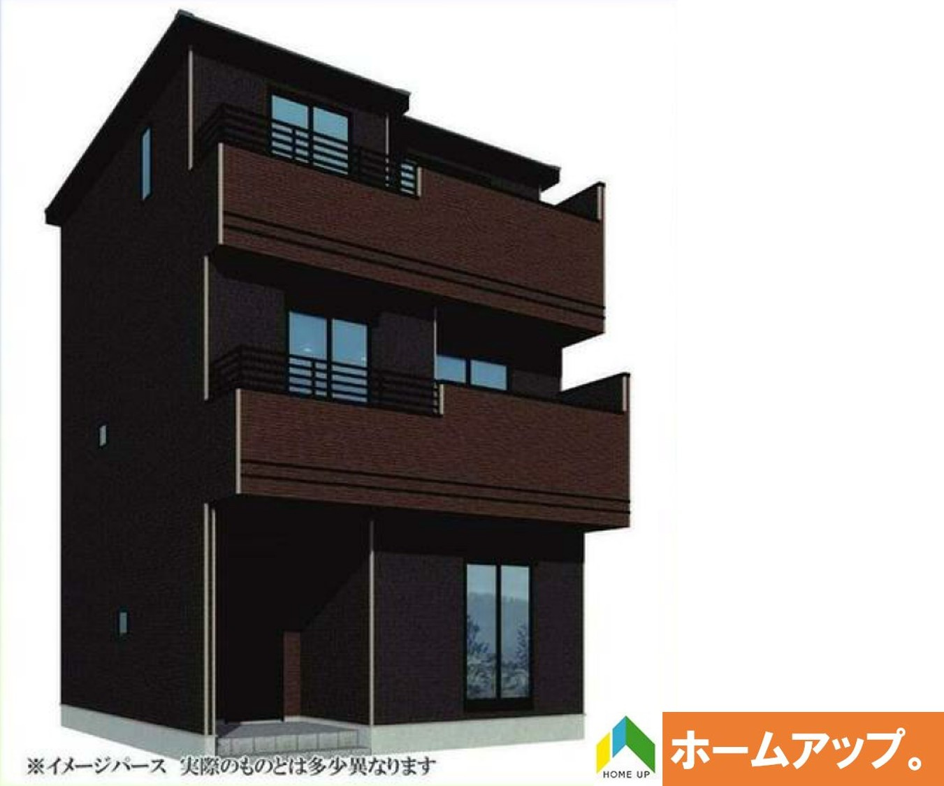 (豊)港区川間町5期｜名古屋市の戸建ならホームアップの外観パース