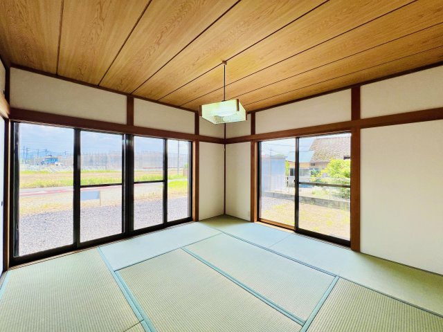 みどり市笠懸町阿左美の和室|柔らかい畳の上なら、お子様が転んでも怪我をしにくく安心です♪