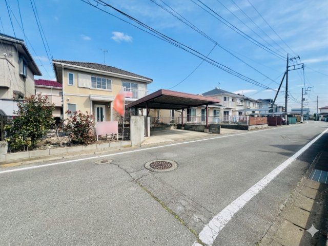 前橋市下大島町の前面道路含む現地写真|閑静な住宅地◎