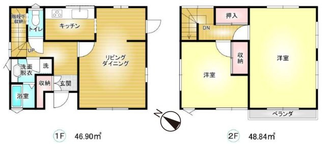 前橋市下大島町の間取り