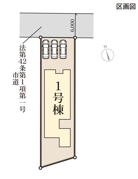 高崎塚田町の区画図