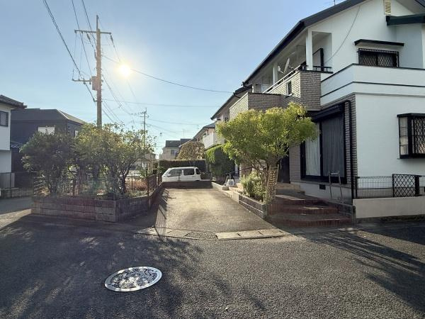 熊本市中央区出水5丁目の前面道路含む現地写真