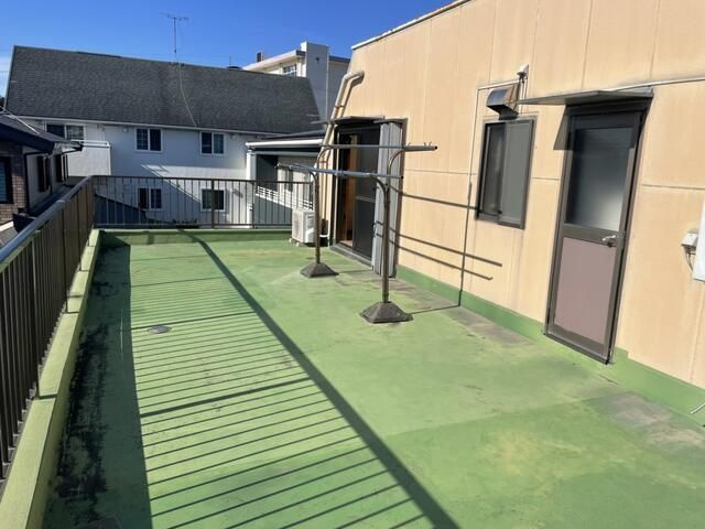ラックハイツのバルコニー