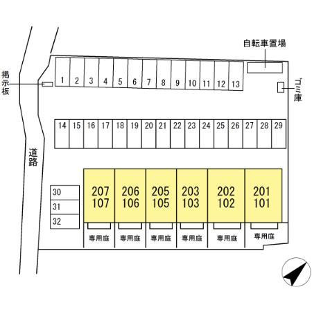 Ray SAKAMOTOの区画図