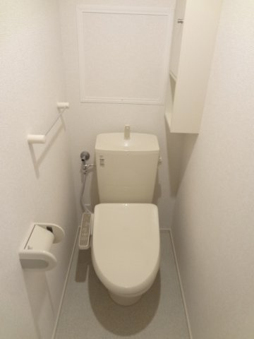 熊本市北区下硯川町のアパートのトイレ|トイレもきれいです