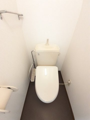 熊本市中央区黒髪６丁目の賃貸マンションのトイレ|清潔感のあるトイレです