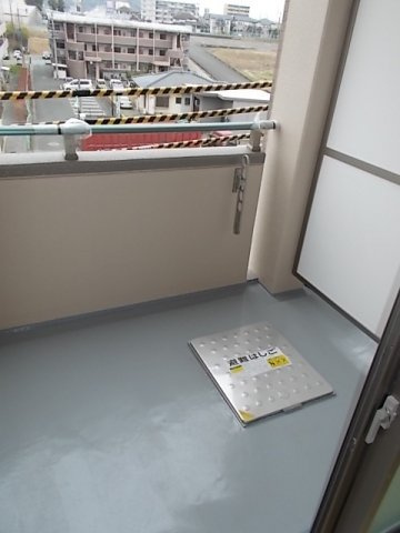 グランシャリオのバルコニー|落ち着いた時間を過ごせるバルコニーです