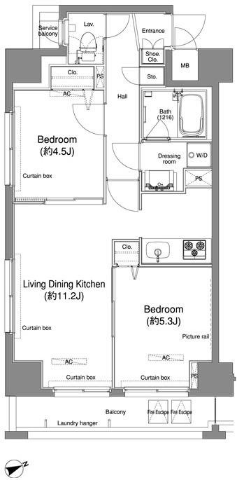 プラウドフラット鶴見Ⅰの間取り|★間取り図★
