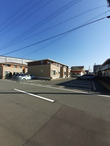 菊池郡菊陽町大字津久礼のアパートの駐車場|駐車場です