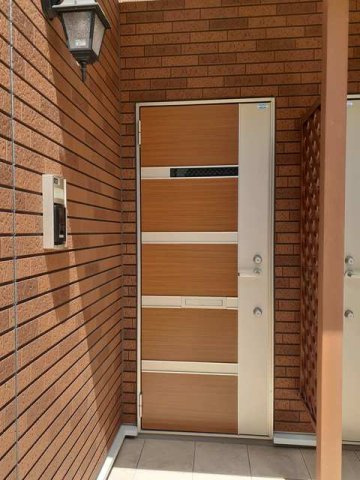 熊本市北区龍田１丁目のアパートのエントランス|毎日通るエントランスはこのようになっています