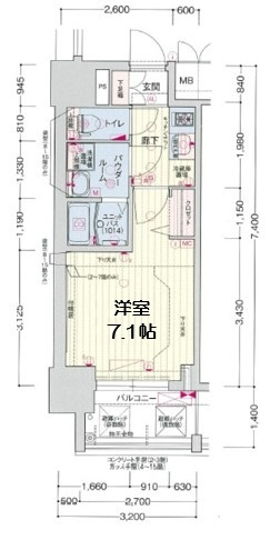 【間取り】 | プレサンス難波フィールド