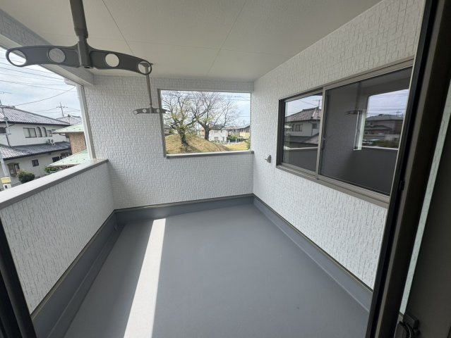 本庄市小島第６　のバルコニー|１号棟現地バルコニー（2026年08月22日）撮影