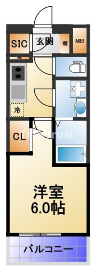 【間取り】 | ファーストフィオーレ京橋ノワール