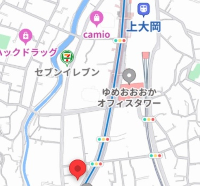 コンフェスト上大岡の地図