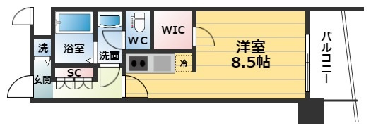 【間取り】 | アドバンス西梅田