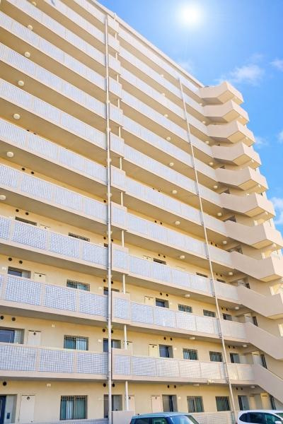 春日スカイマンション　１２階のその他|管理の行き届いた外観です