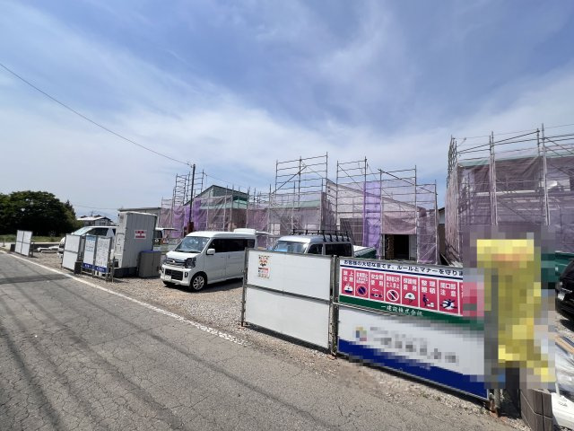 新築　甘楽郡甘楽町小川　Livele Garden.S　2号棟の外観|現地写真　2026年6月完成予定！類似物件のご内覧等、お気軽にお問合せください♪　							
　							
