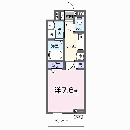 クルールの間取り|間取図