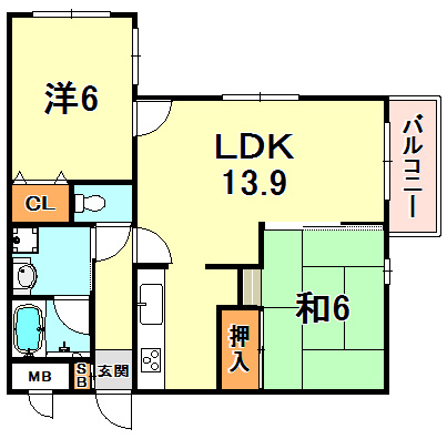 【間取り】 | グランフェルティ東灘住吉川