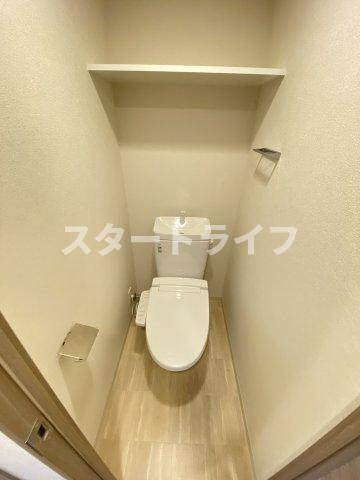 大阪市淀川区西三国２丁目の賃貸マンションのトイレ