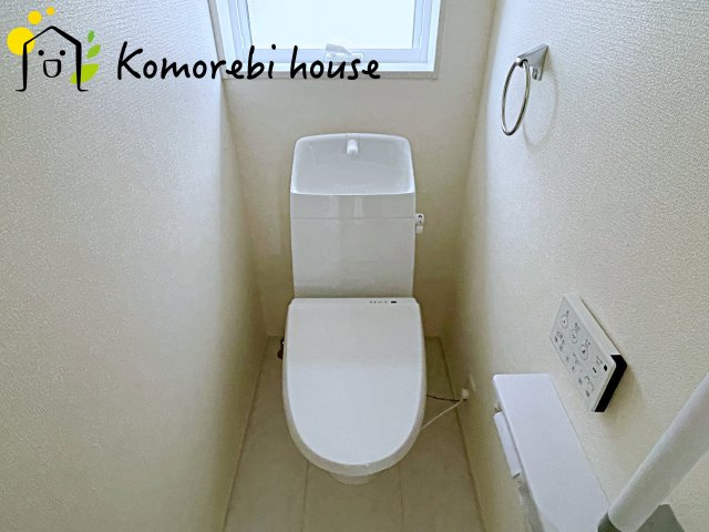 蓮田市西新宿　新築一戸建て　リーブルガーデン　03のトイレ|シンプルで使いやすいトイレです