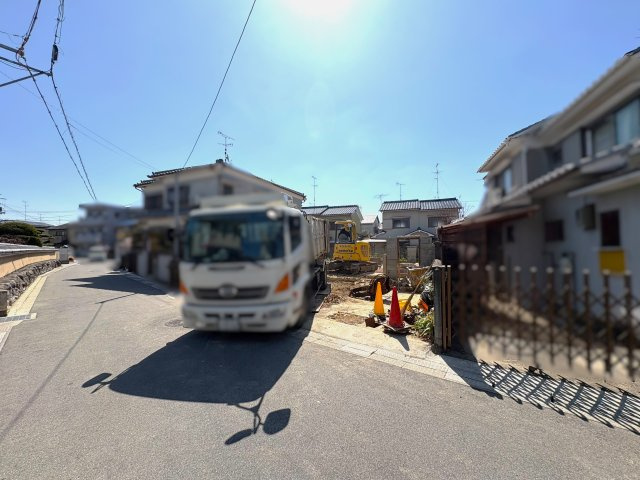 寺戸町新田【２区画】２期２号地　建築条件無土地の土地図|現在古いお家を解体中！更地にしております！
撮影R８年３月１６日