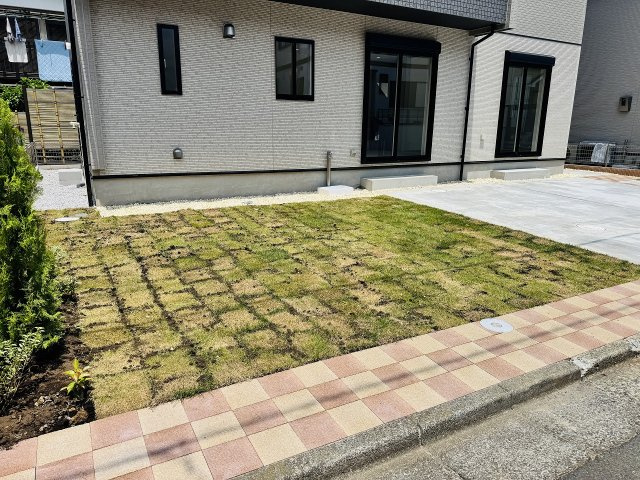 八王子市　北野台　新築一戸建ての庭|～ガーデニングなども楽しめる庭付き～