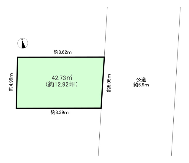 【土地図】 | 戸越６丁目売地